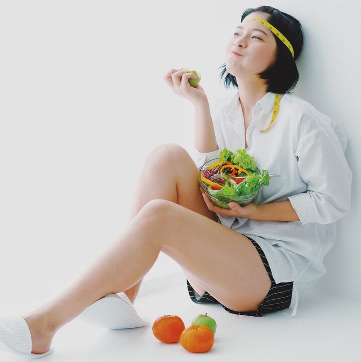 tuore vihannes salaatti ruokalaji japanilainen ruokavalio laihdutus